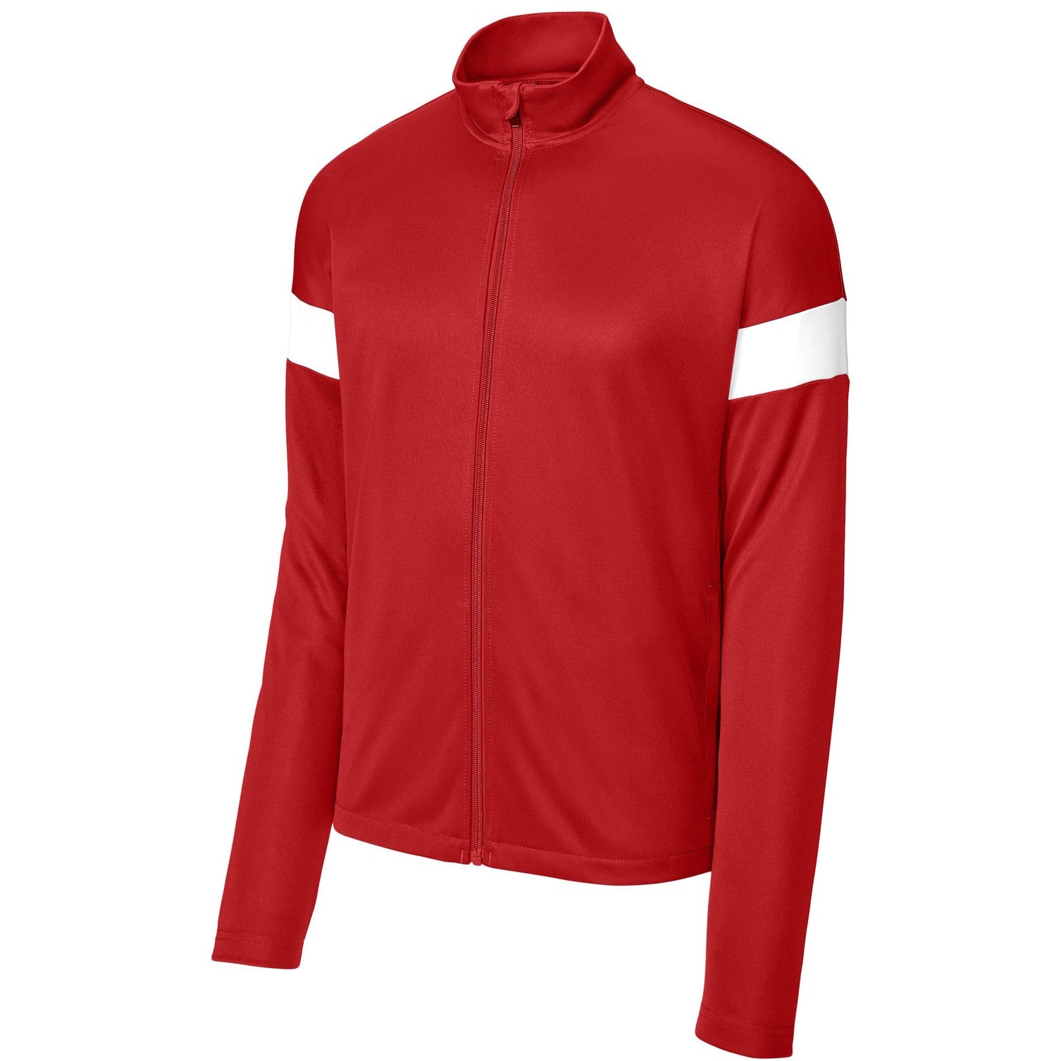 Deep Red/ White