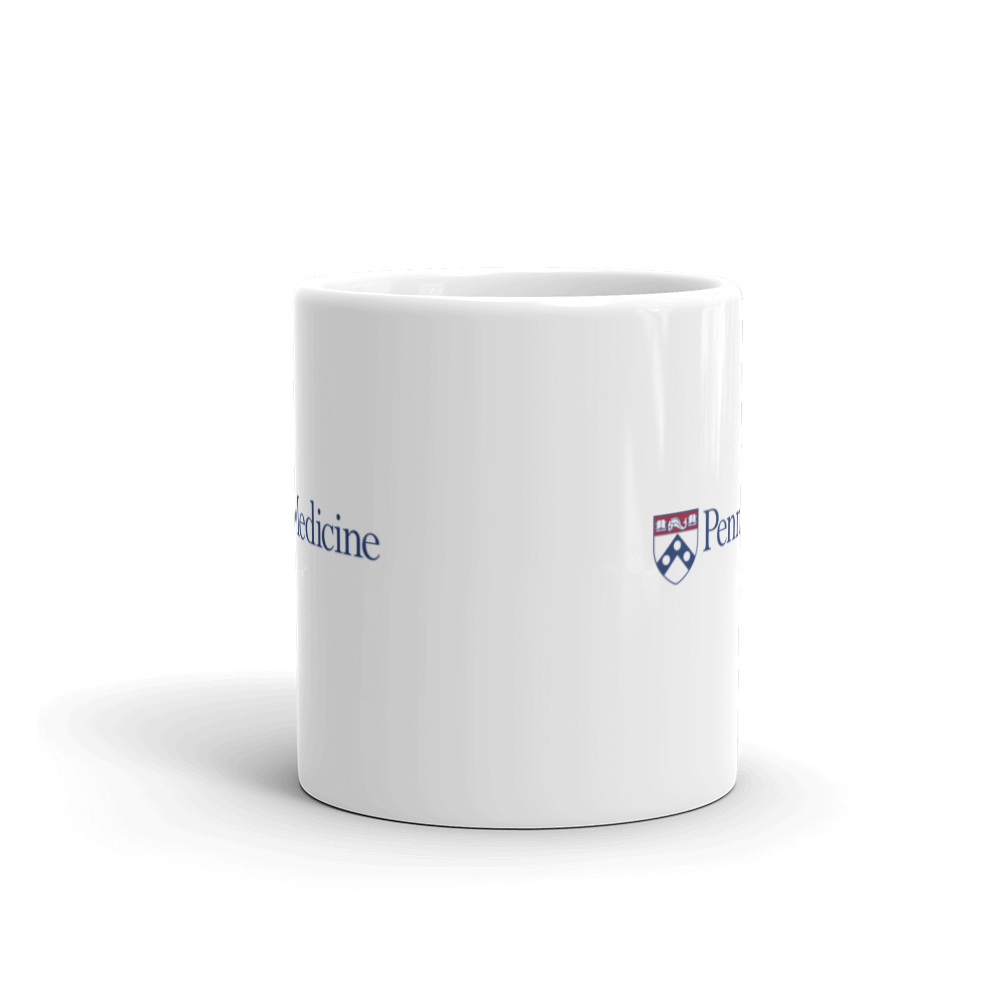 White glossy mug